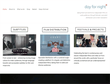 Tablet Screenshot of day-for-night.org
